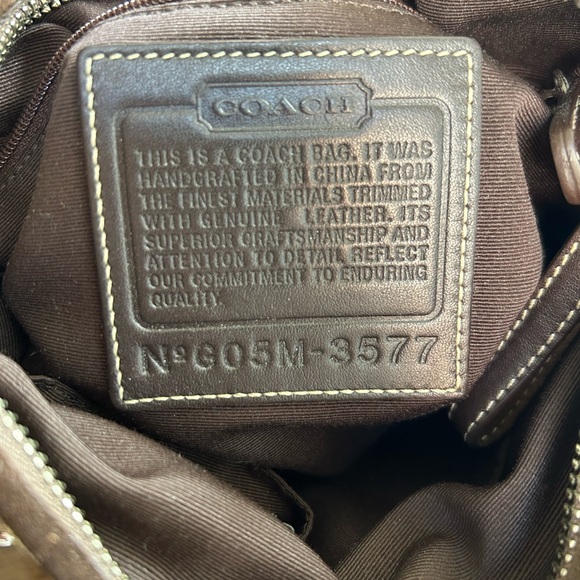 Coach Signature Slim Duffle Handbag - Picture 9 of 12